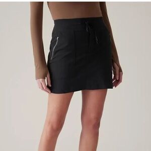 Athleta tennis skort size 2 black athleisure tennis
